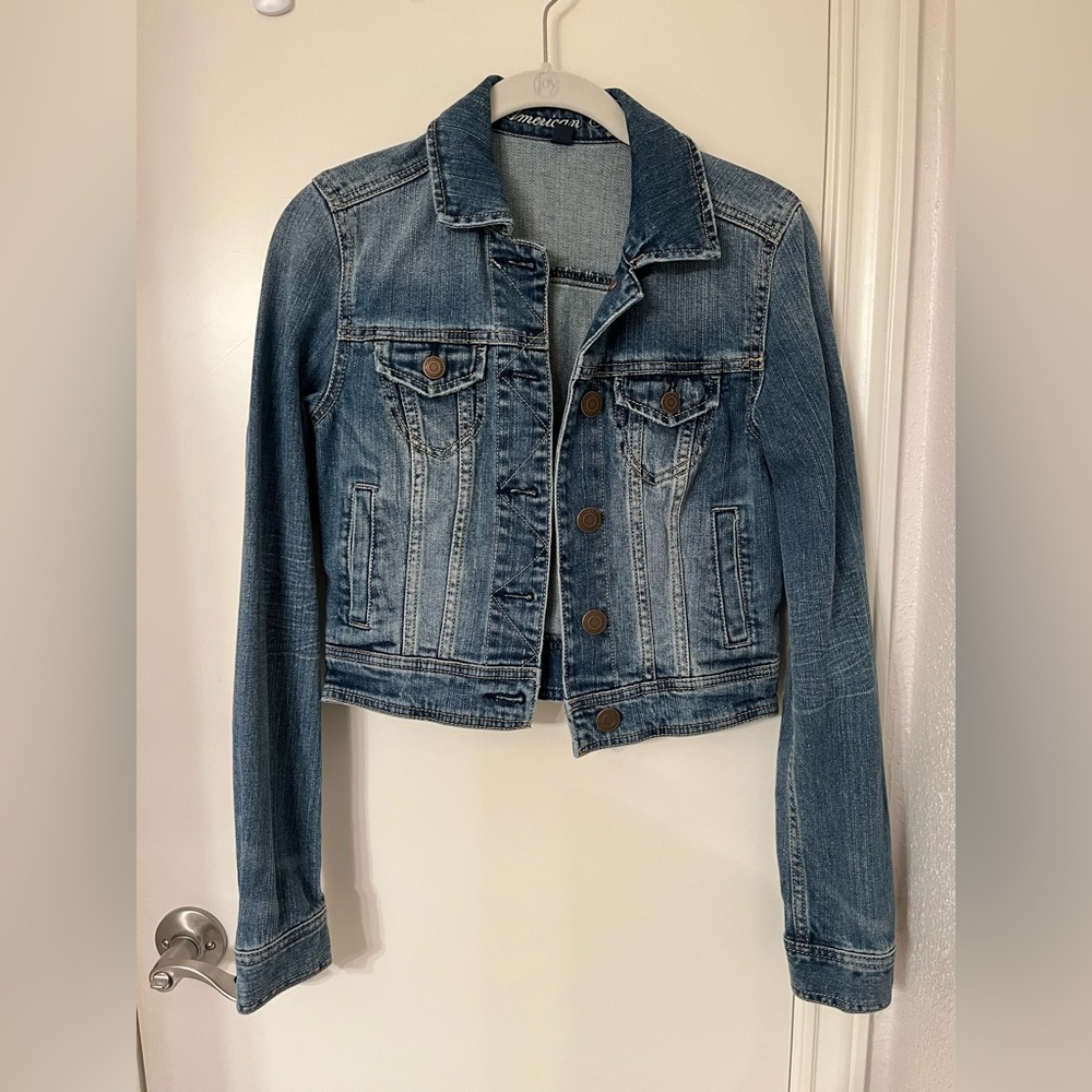 American eagle denim jacket Sz XS